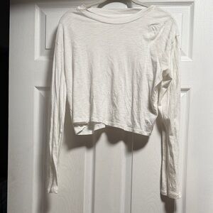 Victoria's Secret White Crop Top